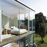 TRIPLE GLAZED MODERN PANORAMIC WINDOWS WITH A BEDROOM VIEW, FULLY GLASS