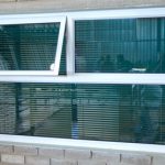 TOP HUNG AWNING WINDOWS WITH LEFT WINDOW OPEN