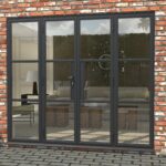 4 Panel Aluminium French Doors